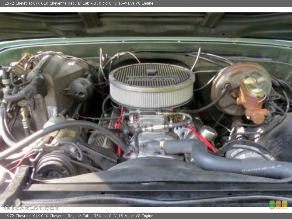 350 cid OHV 16-Valve V8 1972 Chevrolet C/K Engine