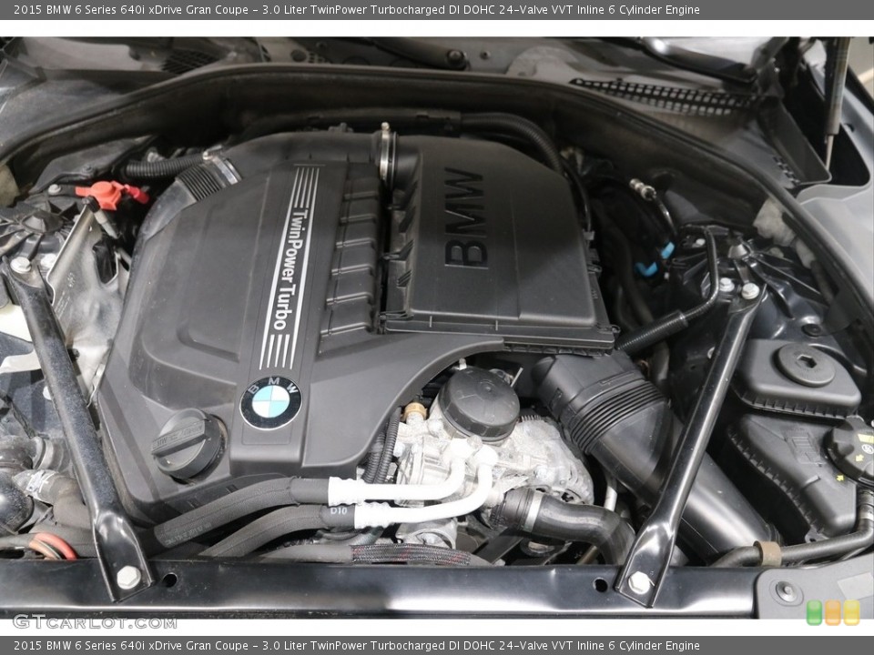 3.0 Liter TwinPower Turbocharged DI DOHC 24-Valve VVT Inline 6 Cylinder Engine for the 2015 BMW 6 Series #138720633