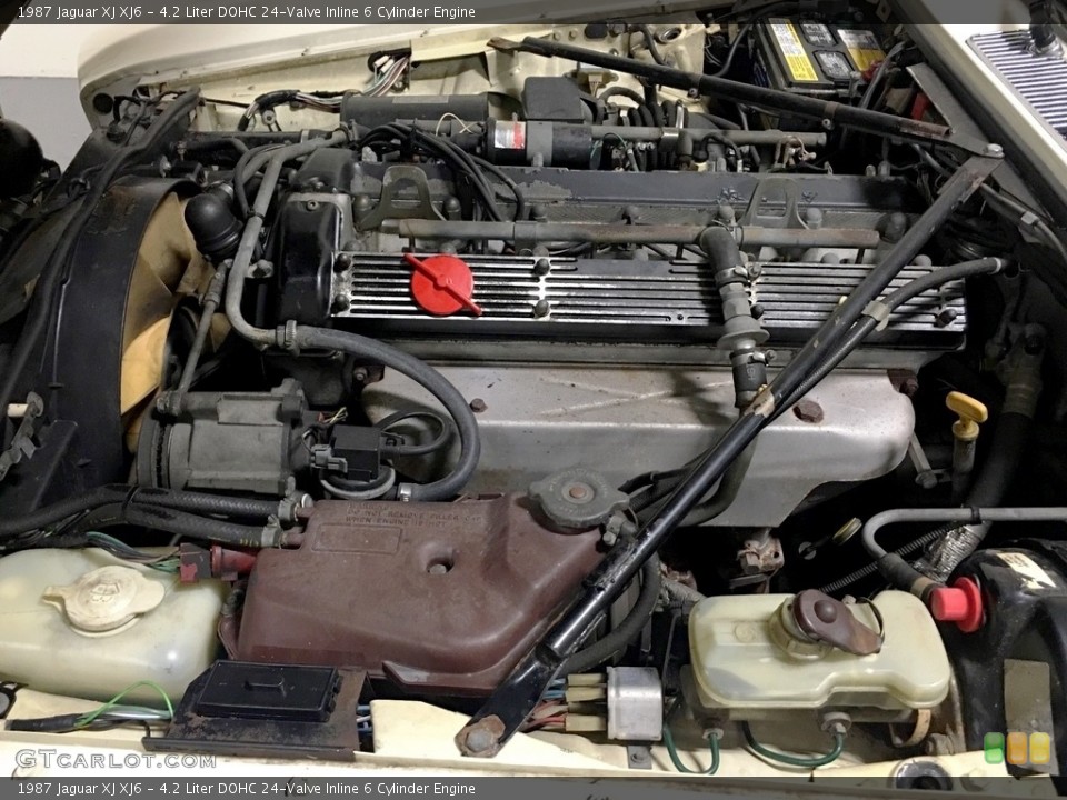 4.2 Liter DOHC 24-Valve Inline 6 Cylinder Engine for the 1987 Jaguar XJ #138725493