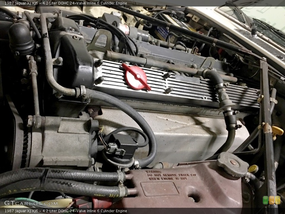 4.2 Liter DOHC 24-Valve Inline 6 Cylinder Engine for the 1987 Jaguar XJ #138725517