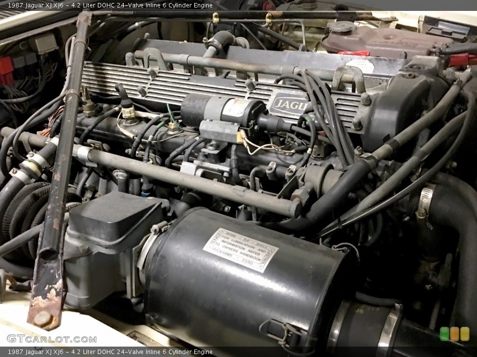 4.2 Liter DOHC 24-Valve Inline 6 Cylinder Engine for the 1987 Jaguar XJ #138725535