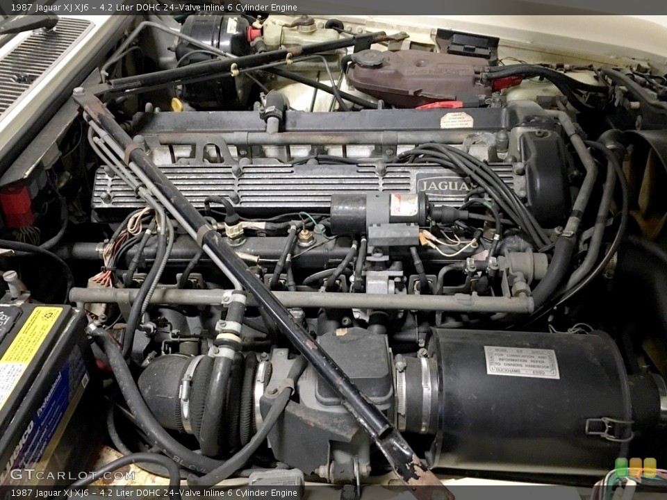 4.2 Liter DOHC 24-Valve Inline 6 Cylinder Engine for the 1987 Jaguar XJ #138725556