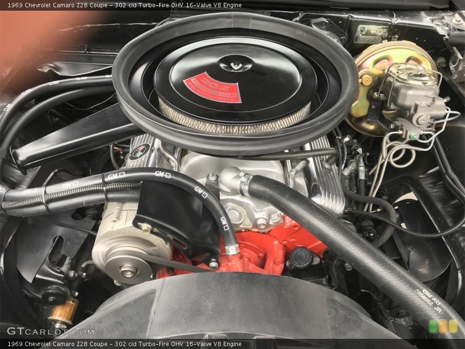 302 cid Turbo-Fire OHV 16-Valve V8 Engine for the 1969 Chevrolet Camaro #138737229