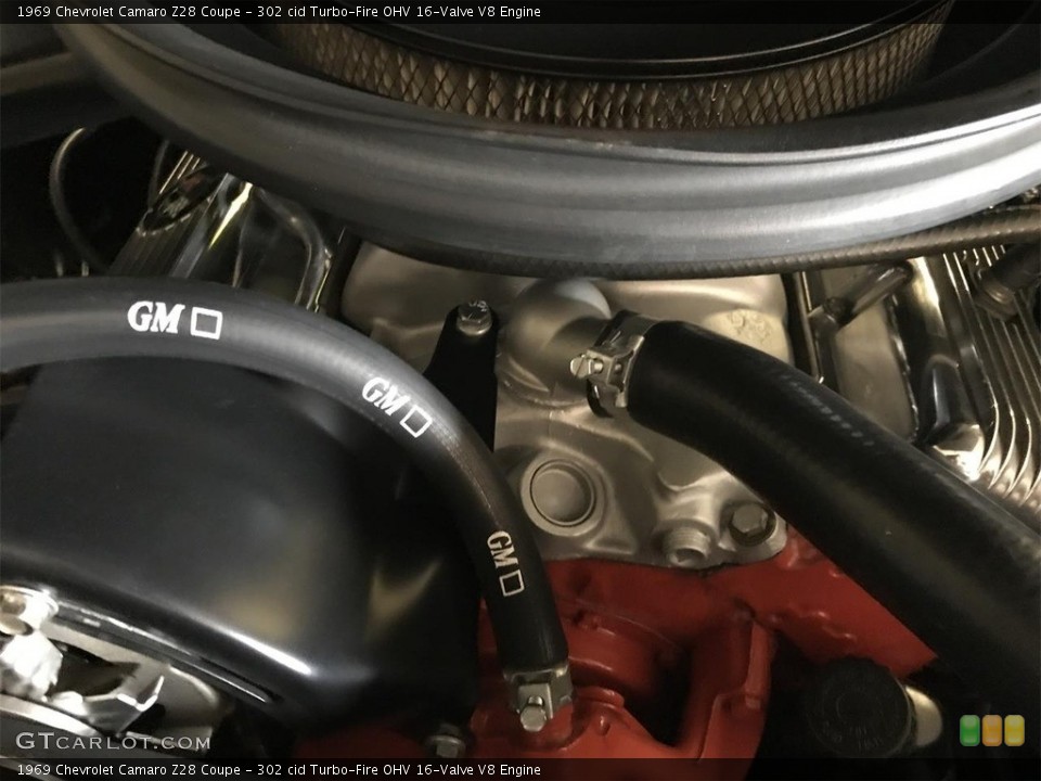 302 cid Turbo-Fire OHV 16-Valve V8 Engine for the 1969 Chevrolet Camaro #138737472