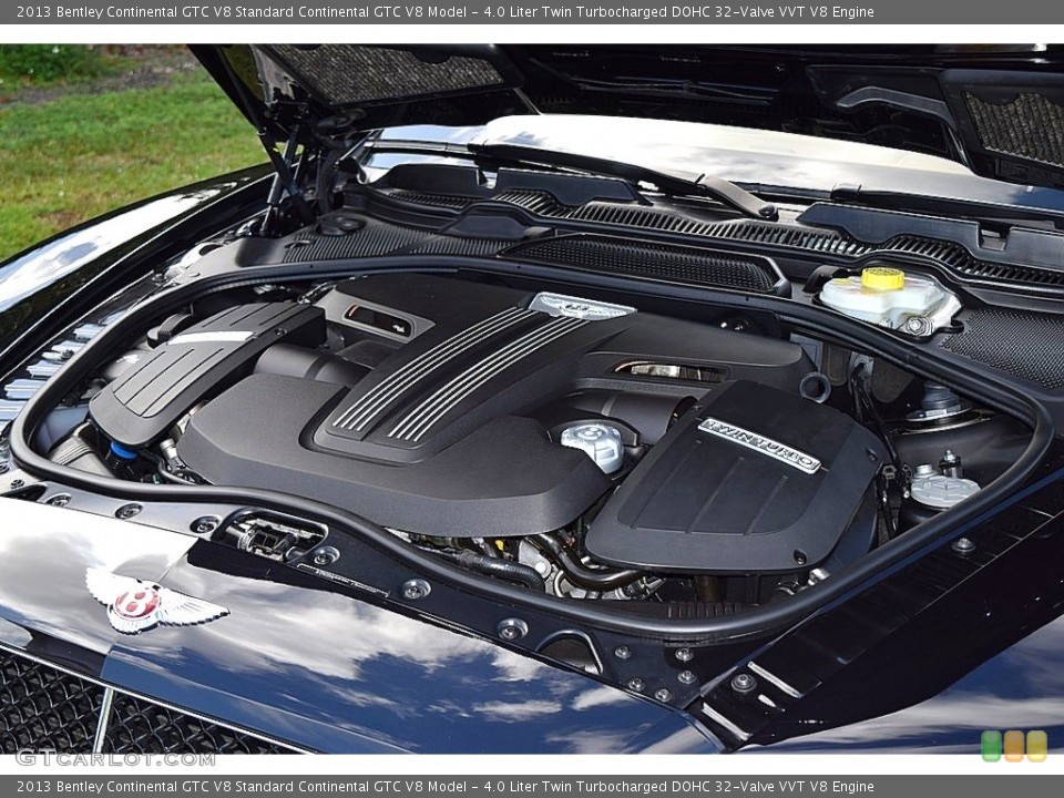 4.0 Liter Twin Turbocharged DOHC 32-Valve VVT V8 2013 Bentley Continental GTC V8 Engine