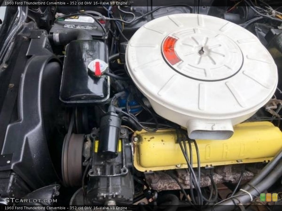 352 cid OHV 16-Valve V8 1960 Ford Thunderbird Engine