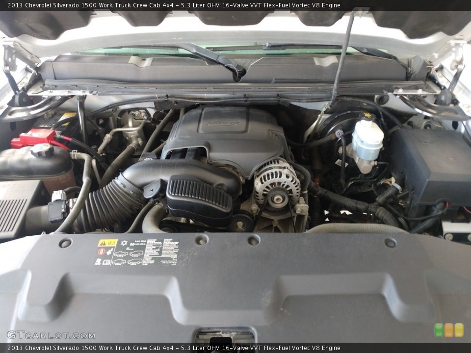 5.3 Liter OHV 16-Valve VVT Flex-Fuel Vortec V8 Engine for the 2013 Chevrolet Silverado 1500 #138743139