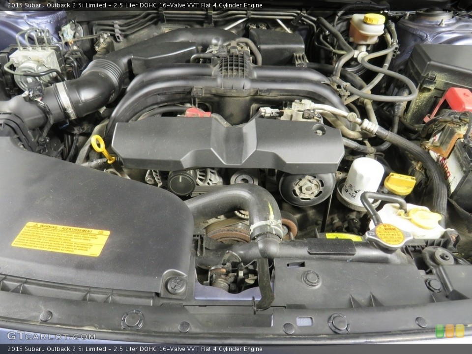 2.5 Liter DOHC 16-Valve VVT Flat 4 Cylinder Engine for the 2015 Subaru Outback #138751641