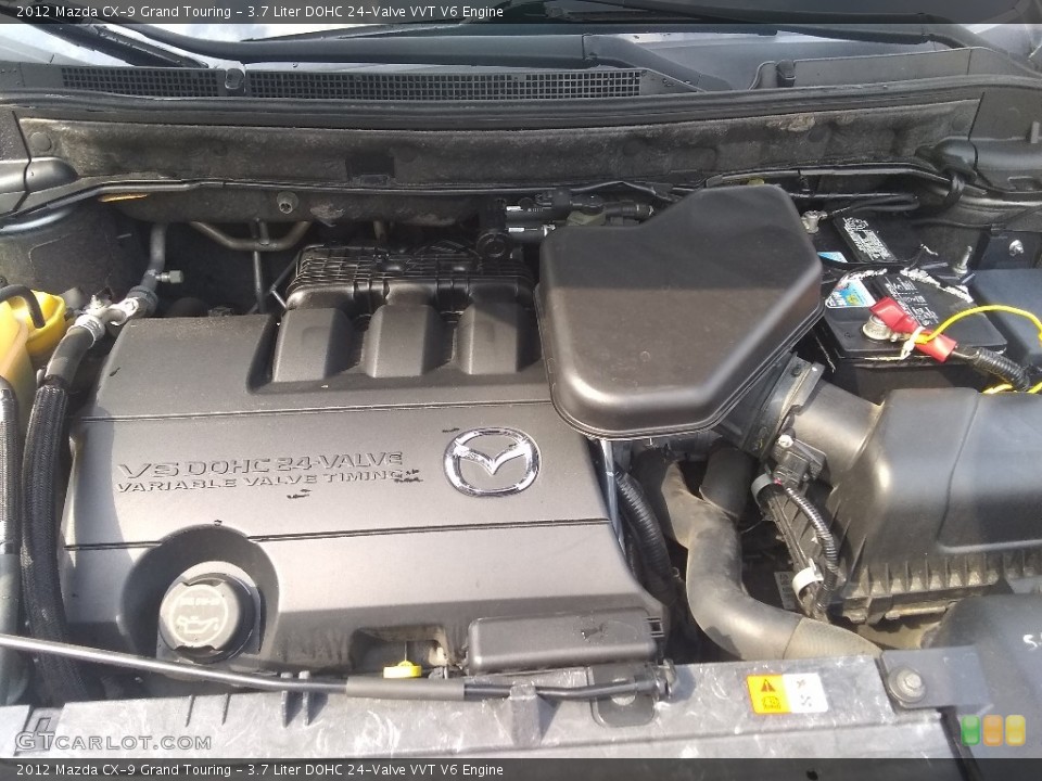 3.7 Liter DOHC 24-Valve VVT V6 2012 Mazda CX-9 Engine