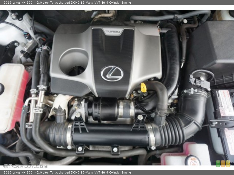 2.0 Liter Turbocharged DOHC 16-Valve VVT-iW 4 Cylinder Engine for the 2016 Lexus NX #138791793