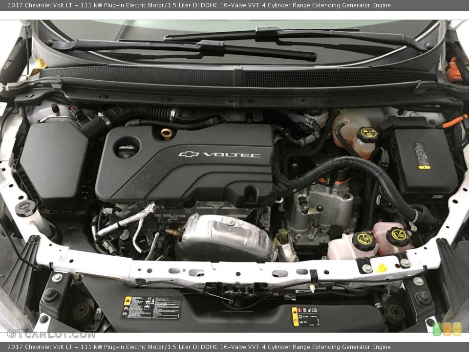 111 kW Plug-In Electric Motor/1.5 Liter DI DOHC 16-Valve VVT 4 Cylinder Range Extending Generator 2017 Chevrolet Volt Engine