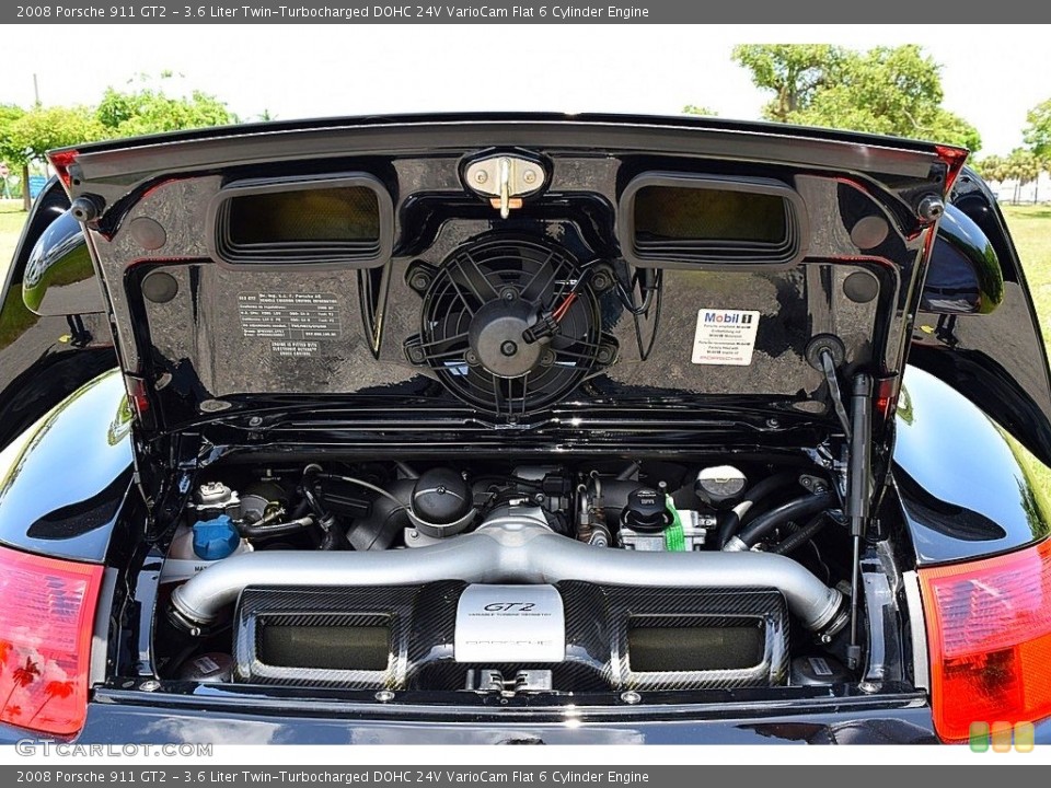 3.6 Liter Twin-Turbocharged DOHC 24V VarioCam Flat 6 Cylinder Engine for the 2008 Porsche 911 #138810311