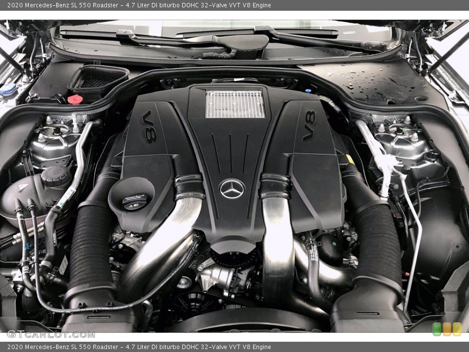 4.7 Liter DI biturbo DOHC 32-Valve VVT V8 Engine for the 2020 Mercedes-Benz SL #138825248
