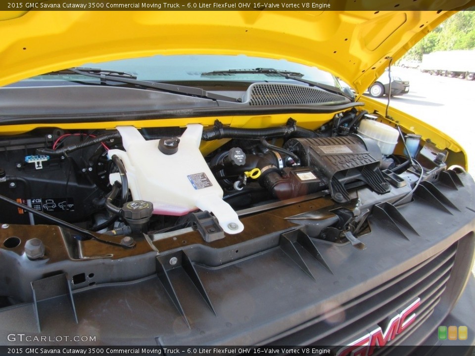 6.0 Liter FlexFuel OHV 16-Valve Vortec V8 Engine for the 2015 GMC Savana Cutaway #138863087