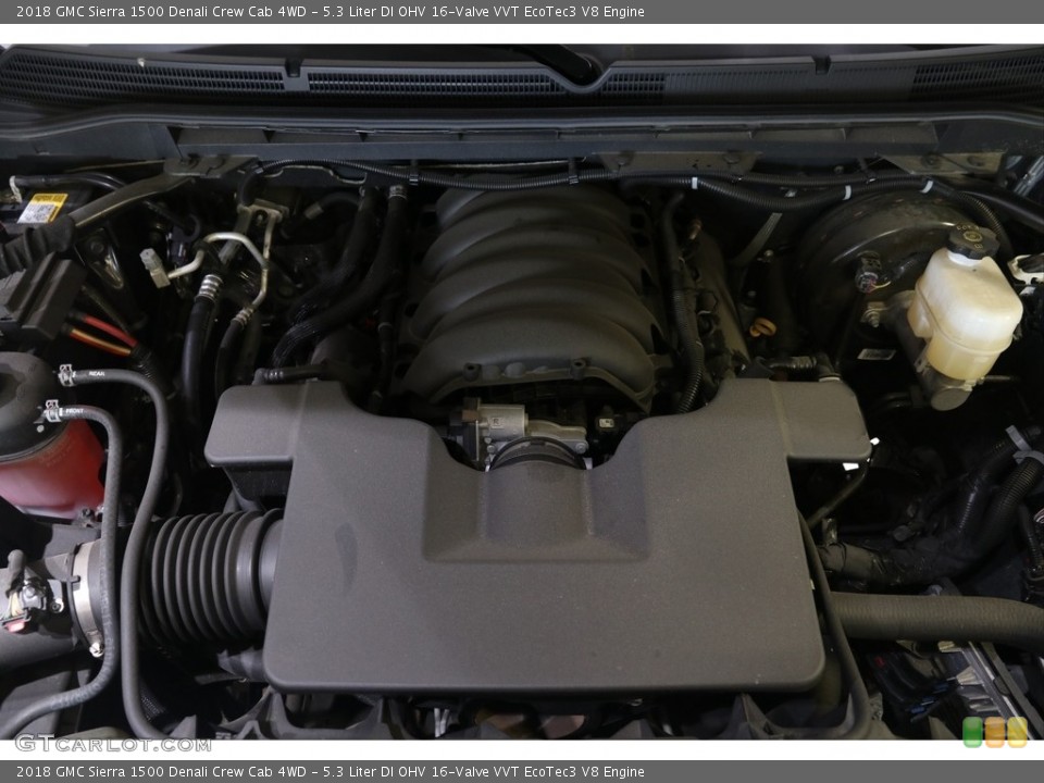 5.3 Liter DI OHV 16-Valve VVT EcoTec3 V8 2018 GMC Sierra 1500 Engine