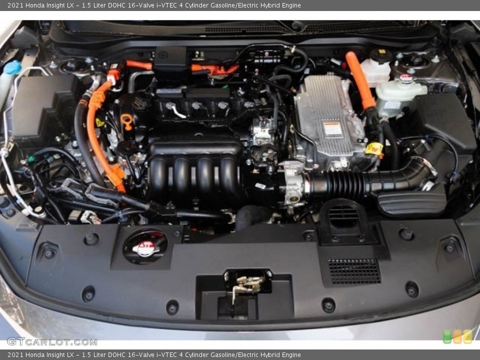 1.5 Liter DOHC 16-Valve i-VTEC 4 Cylinder Gasoline/Electric Hybrid 2021 Honda Insight Engine