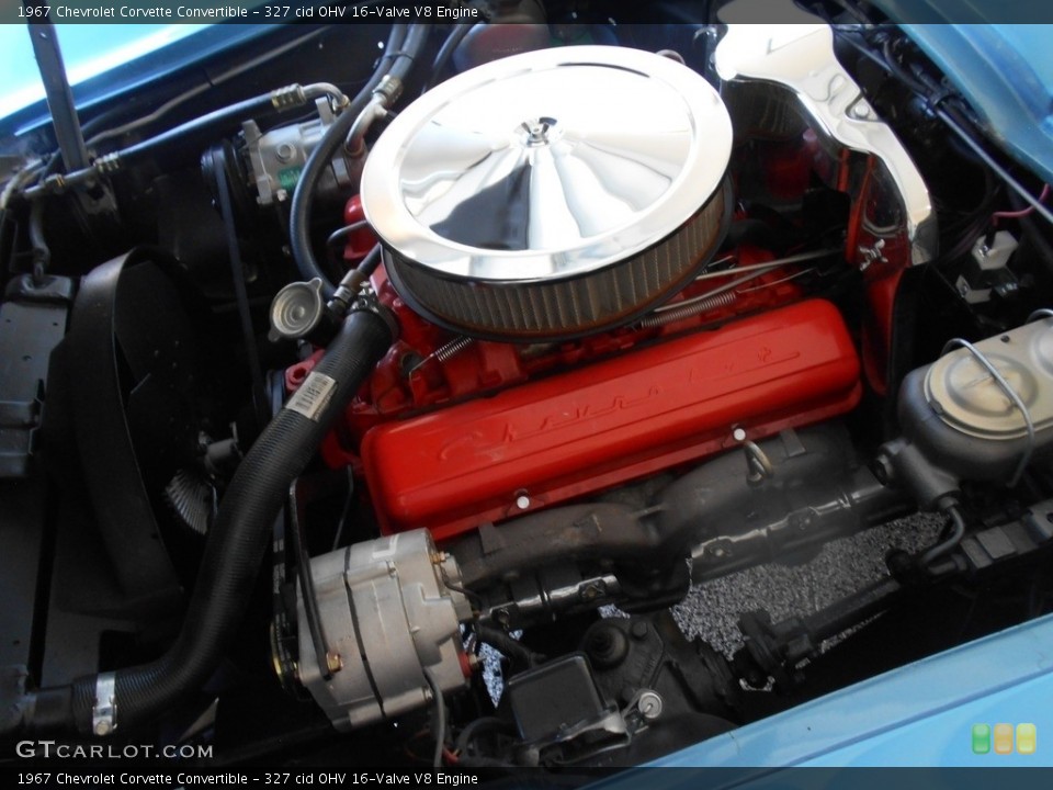 327 cid OHV 16-Valve V8 Engine for the 1967 Chevrolet Corvette #138912098