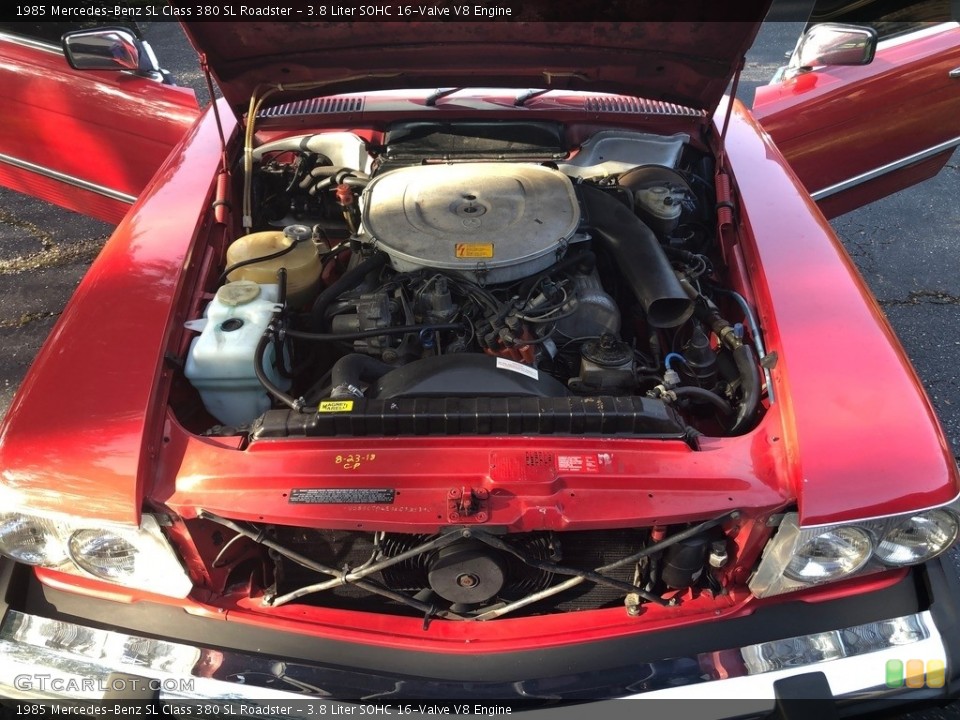 3.8 Liter SOHC 16-Valve V8 Engine for the 1985 Mercedes-Benz SL Class #138913079