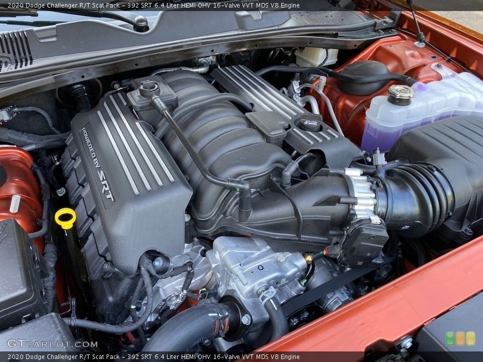 392 SRT 6.4 Liter HEMI OHV 16-Valve VVT MDS V8 Engine for the 2020 Dodge Challenger #138972012