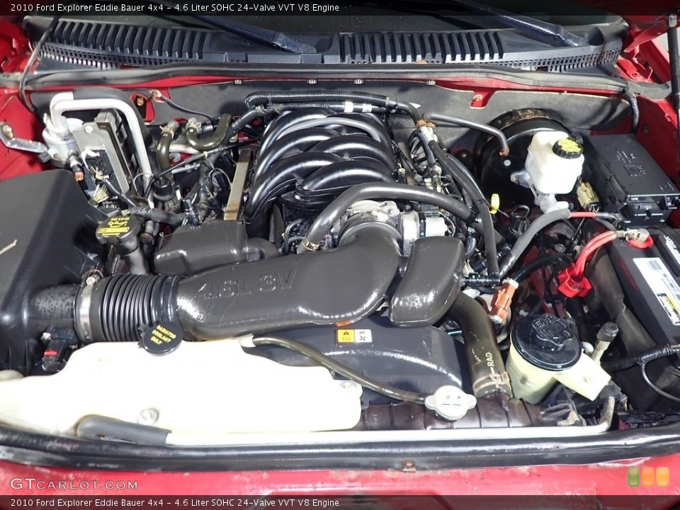 4.6 Liter SOHC 24-Valve VVT V8 2010 Ford Explorer Engine