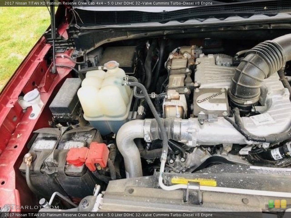 5.0 Liter DOHC 32-Valve Cummins Turbo-Diesel V8 Engine for the 2017 Nissan TITAN XD #138993131