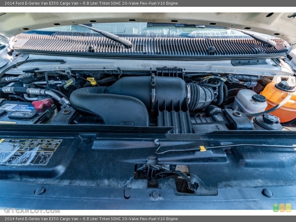 6.8 Liter Triton SOHC 20-Valve Flex-Fuel V10 2014 Ford E-Series Van Engine