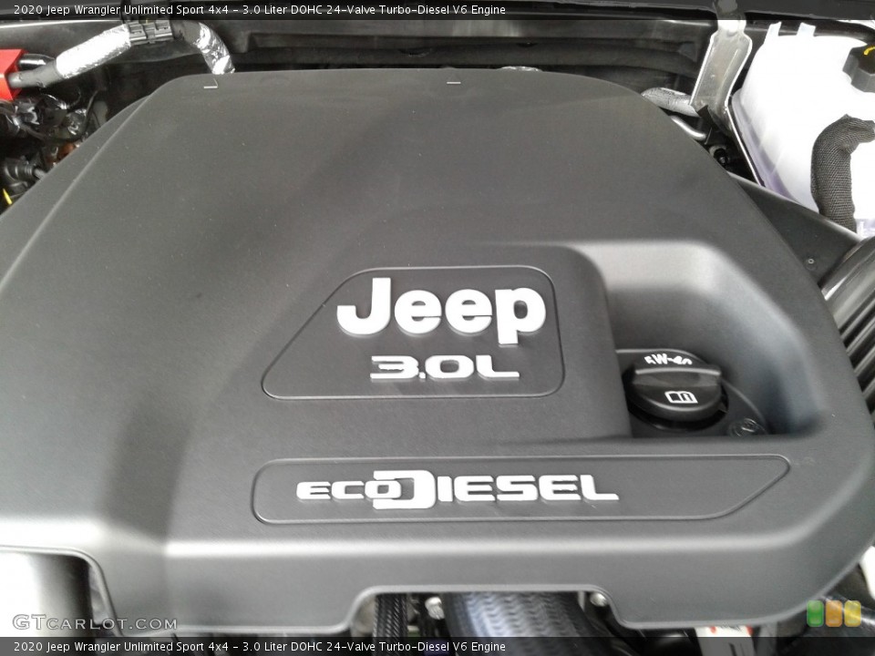 3.0 Liter DOHC 24-Valve Turbo-Diesel V6 Engine for the 2020 Jeep Wrangler Unlimited #139014003