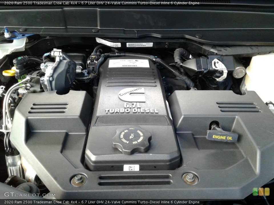 6.7 Liter OHV 24-Valve Cummins Turbo-Diesel Inline 6 Cylinder Engine for the 2020 Ram 2500 #139017423