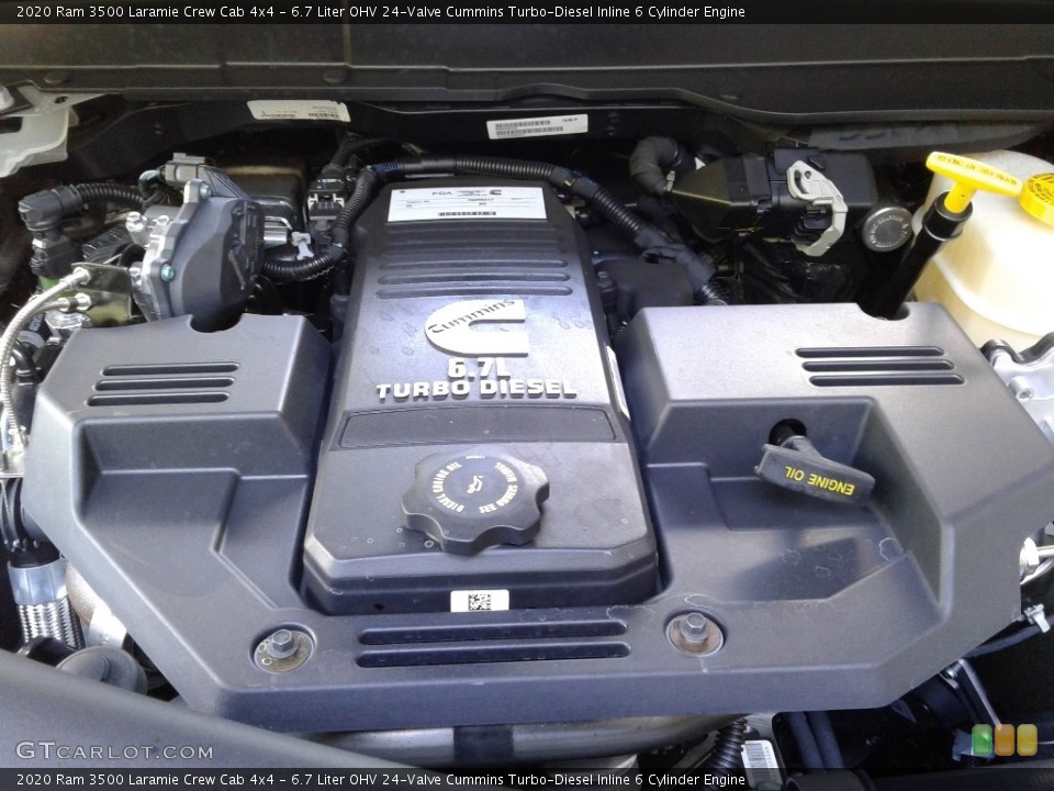 6.7 Liter OHV 24-Valve Cummins Turbo-Diesel Inline 6 Cylinder Engine for the 2020 Ram 3500 #139017951