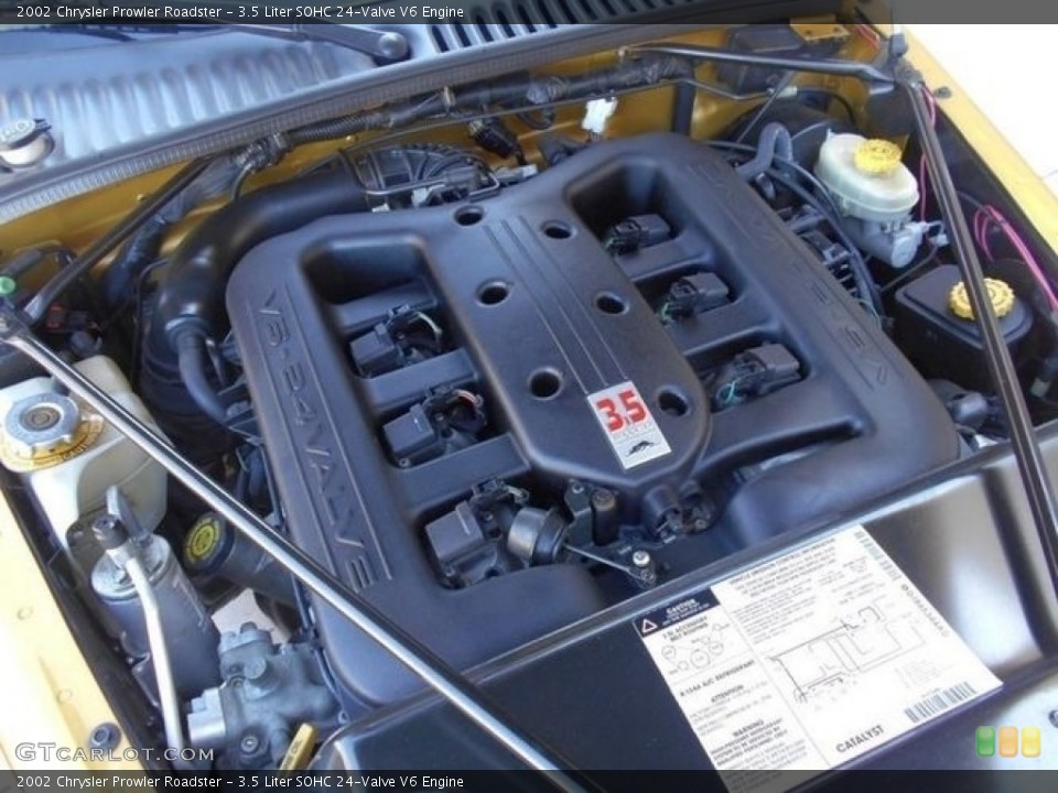 3.5 Liter SOHC 24-Valve V6 2002 Chrysler Prowler Engine