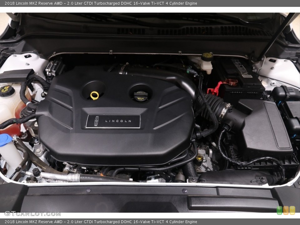 2.0 Liter GTDI Turbocharged DOHC 16-Valve Ti-VCT 4 Cylinder 2018 Lincoln MKZ Engine