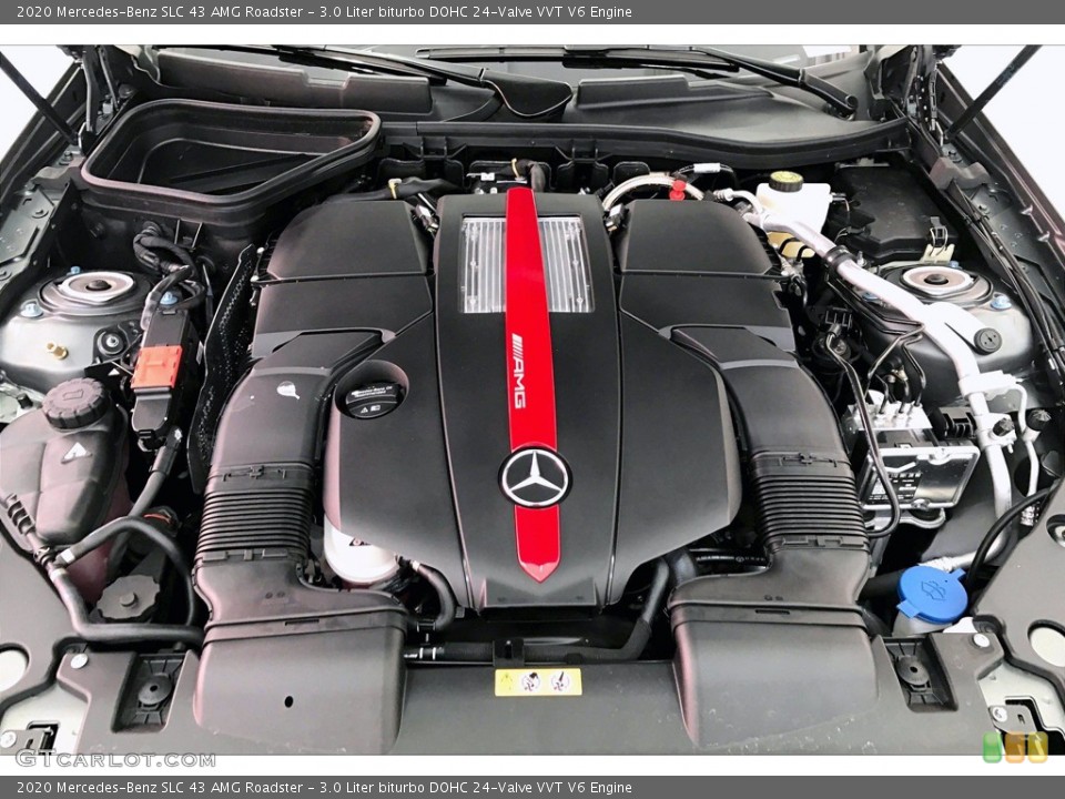 3.0 Liter biturbo DOHC 24-Valve VVT V6 2020 Mercedes-Benz SLC Engine