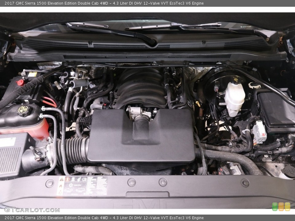 4.3 Liter DI OHV 12-Valve VVT EcoTec3 V6 2017 GMC Sierra 1500 Engine