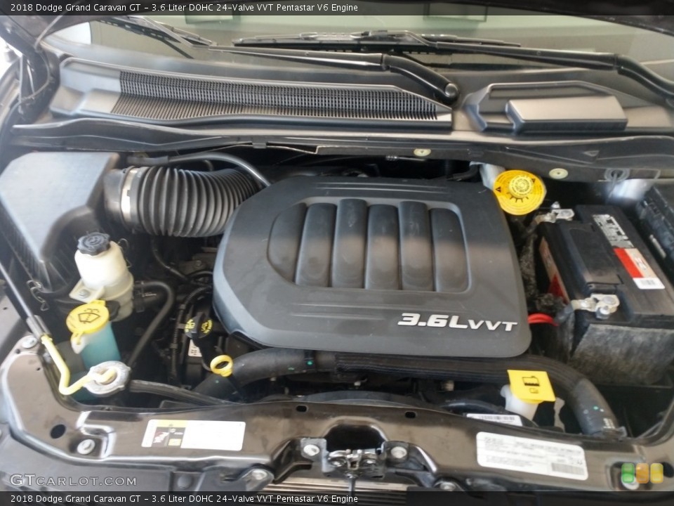 3.6 Liter DOHC 24-Valve VVT Pentastar V6 Engine for the 2018 Dodge Grand Caravan #139100047