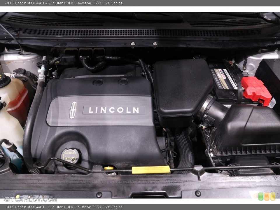 3.7 Liter DOHC 24-Valve TI-VCT V6 2015 Lincoln MKX Engine