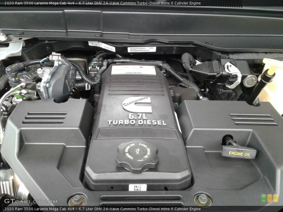 6.7 Liter OHV 24-Valve Cummins Turbo-Diesel Inline 6 Cylinder Engine for the 2020 Ram 3500 #139108903
