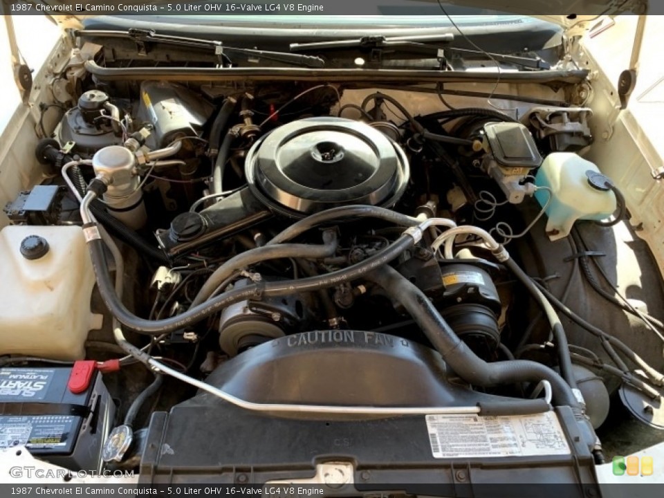 5.0 Liter OHV 16-Valve LG4 V8 Engine for the 1987 Chevrolet El Camino #139167757