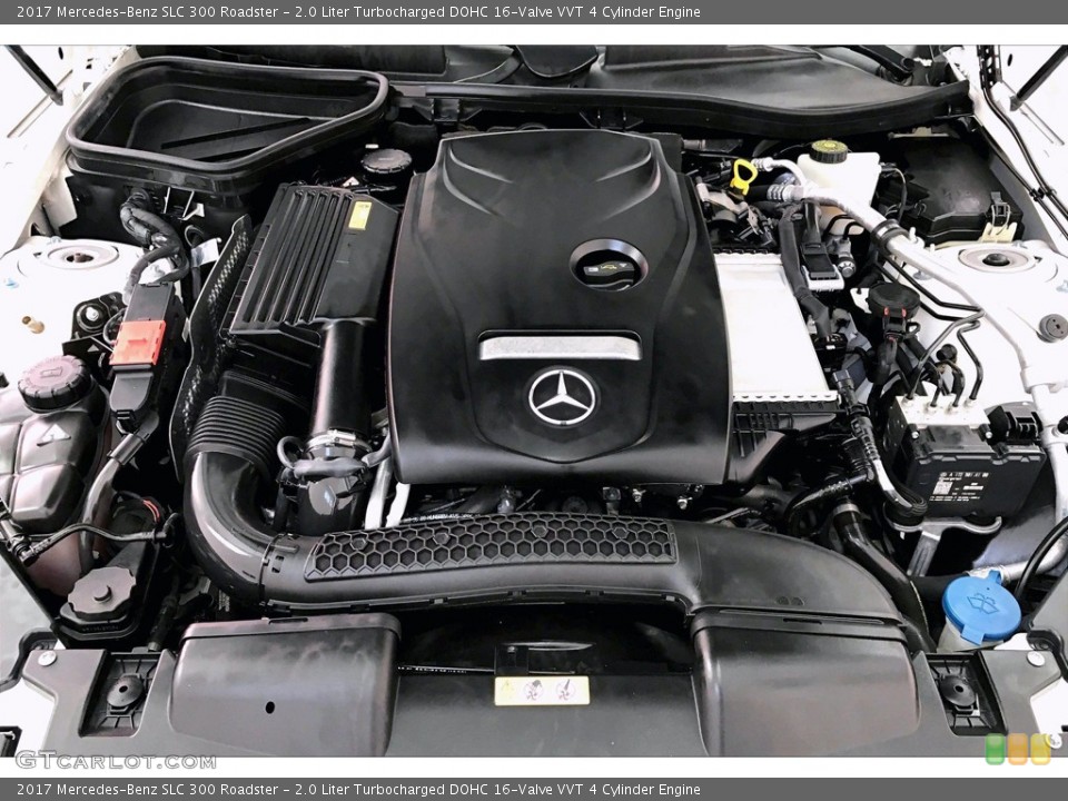 2.0 Liter Turbocharged DOHC 16-Valve VVT 4 Cylinder 2017 Mercedes-Benz SLC Engine