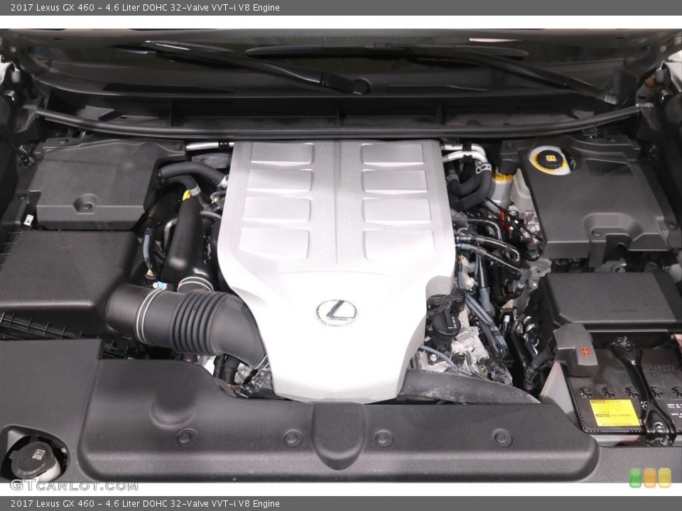 4.6 Liter DOHC 32-Valve VVT-i V8 2017 Lexus GX Engine