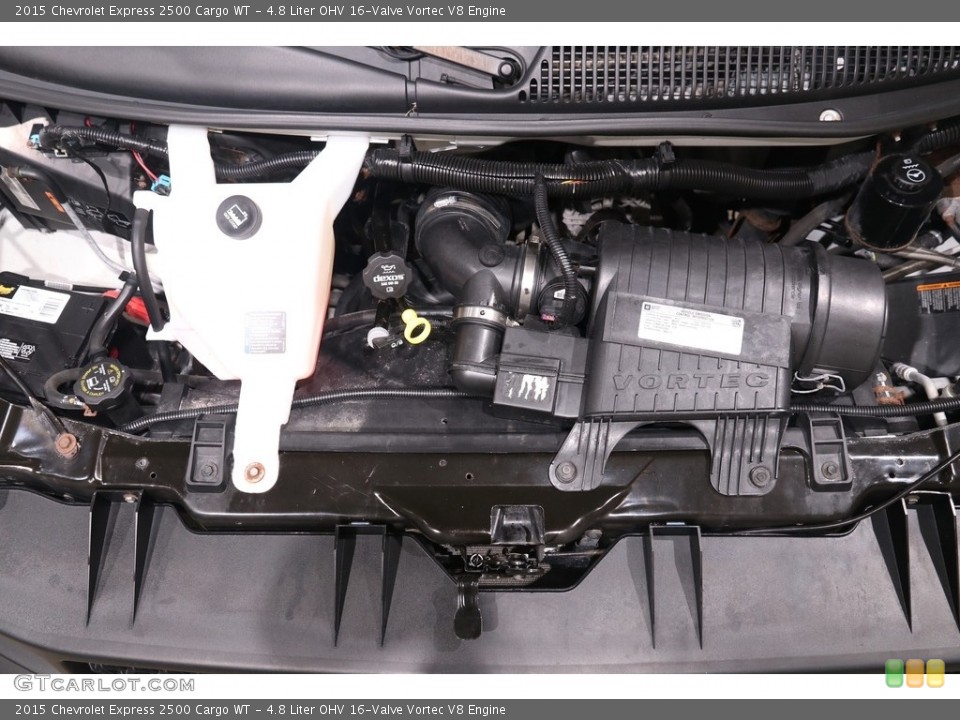 4.8 Liter OHV 16-Valve Vortec V8 2015 Chevrolet Express Engine