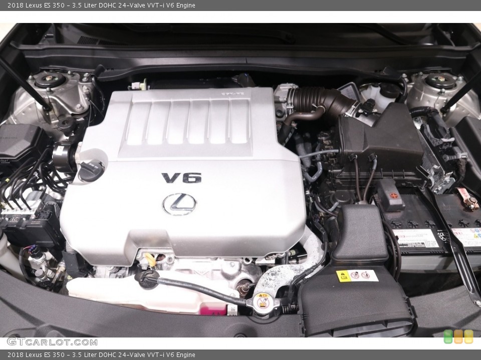 3.5 Liter DOHC 24-Valve VVT-i V6 2018 Lexus ES Engine