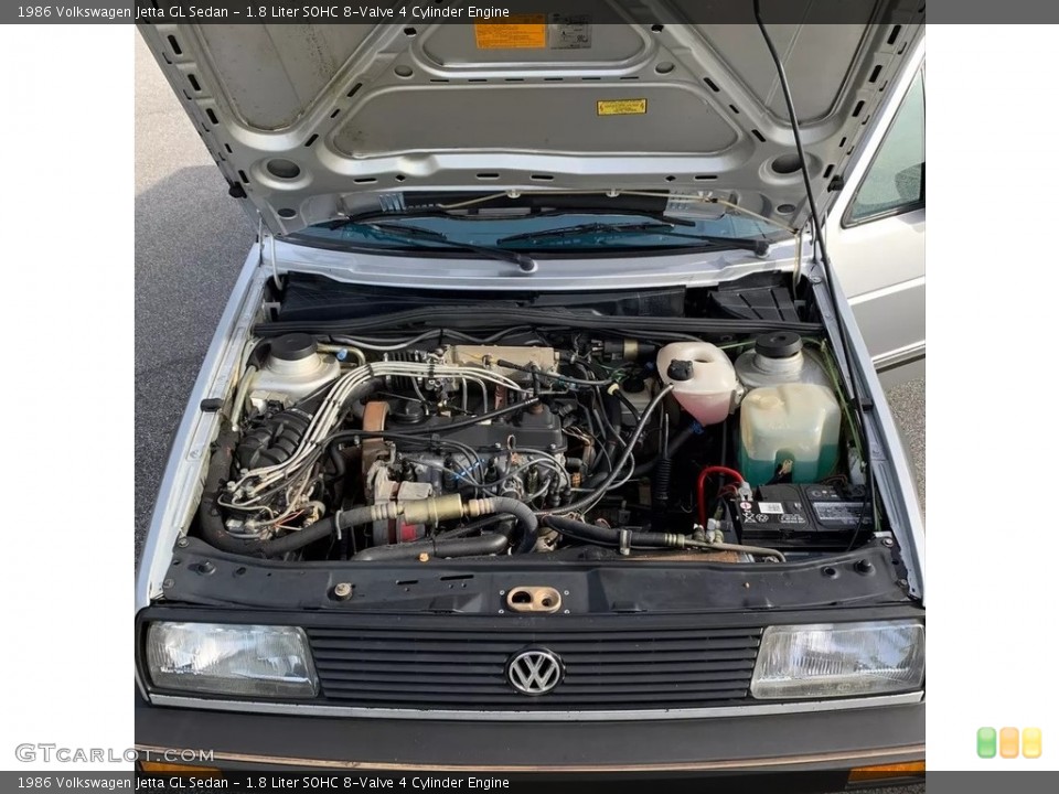 1.8 Liter SOHC 8-Valve 4 Cylinder 1986 Volkswagen Jetta Engine