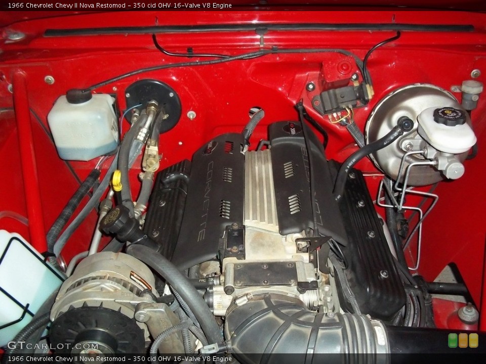 350 cid OHV 16-Valve V8 Engine for the 1966 Chevrolet Chevy II #139275533