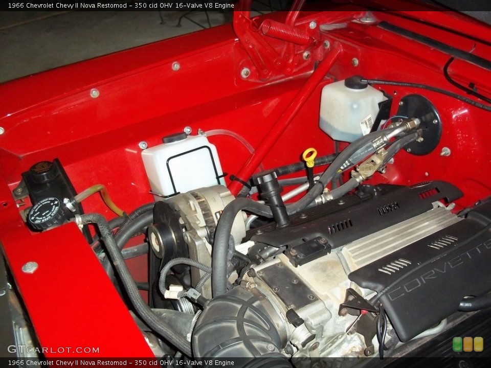 350 cid OHV 16-Valve V8 Engine for the 1966 Chevrolet Chevy II #139275560