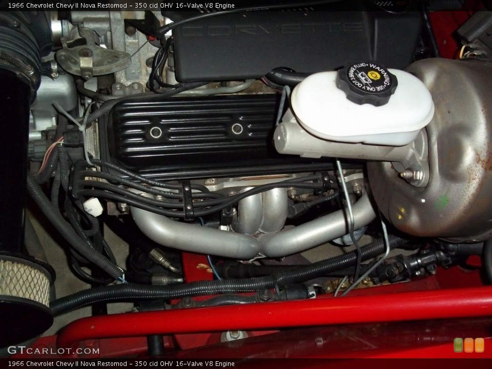 350 cid OHV 16-Valve V8 Engine for the 1966 Chevrolet Chevy II #139275794