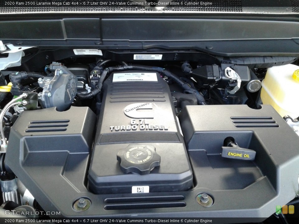 6.7 Liter OHV 24-Valve Cummins Turbo-Diesel Inline 6 Cylinder Engine for the 2020 Ram 2500 #139278674