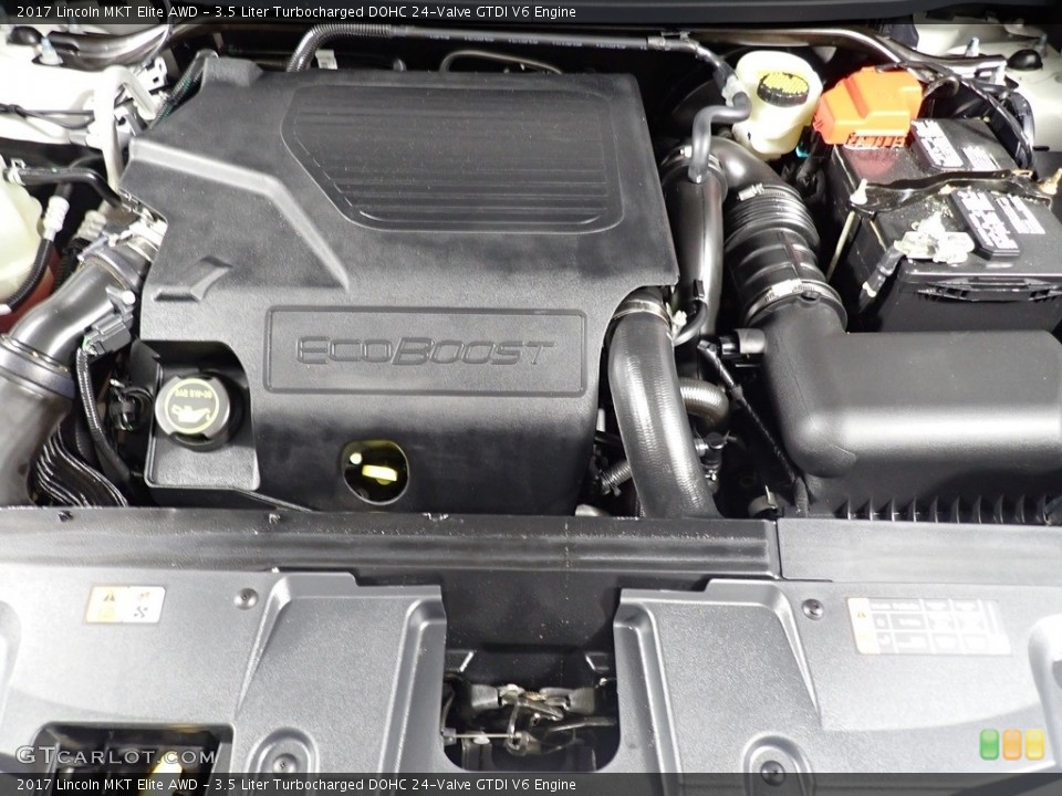 3.5 Liter Turbocharged DOHC 24-Valve GTDI V6 2017 Lincoln MKT Engine