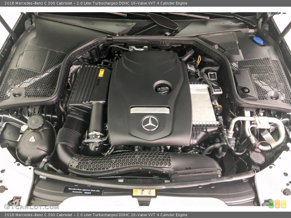 2.0 Liter Turbocharged DOHC 16-Valve VVT 4 Cylinder Engine for the 2018 Mercedes-Benz C #139285635