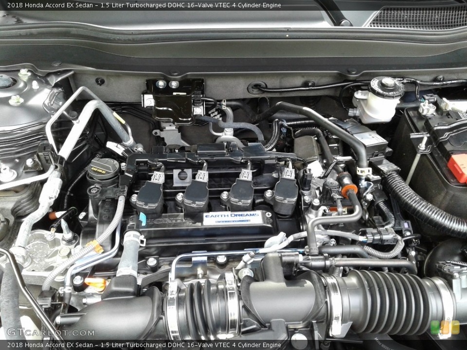1.5 Liter Turbocharged DOHC 16-Valve VTEC 4 Cylinder 2018 Honda Accord Engine