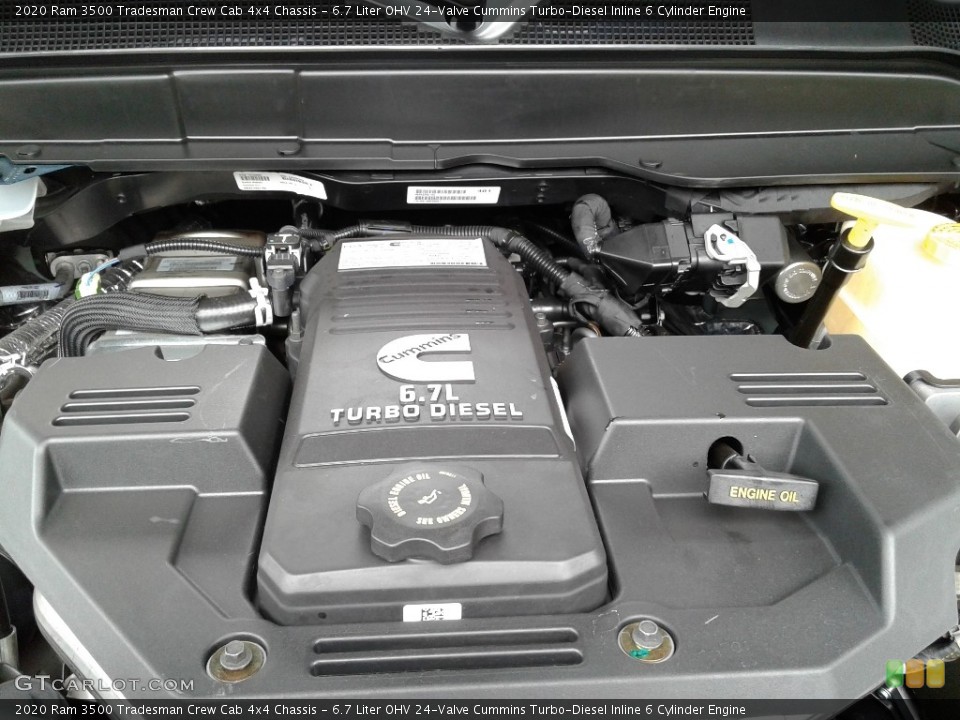 6.7 Liter OHV 24-Valve Cummins Turbo-Diesel Inline 6 Cylinder Engine for the 2020 Ram 3500 #139337198
